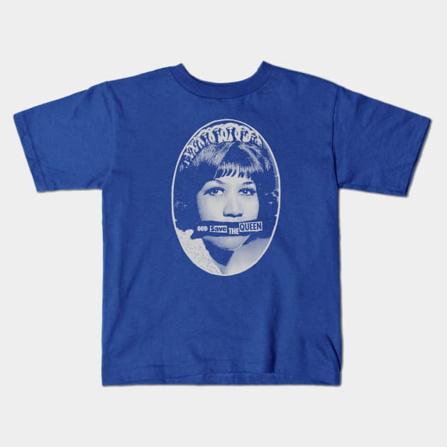 God Save Aretha Kids T-Shirt by LondonLee